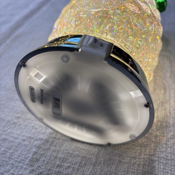 Bath & Body Works Light Up Pineapple Glitter Globe Candle Holder Works NEW - Picture 5 of 7